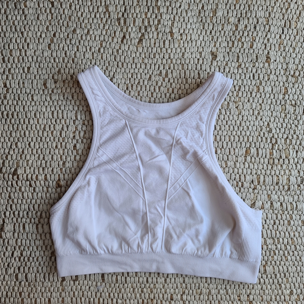 White Sports Bra